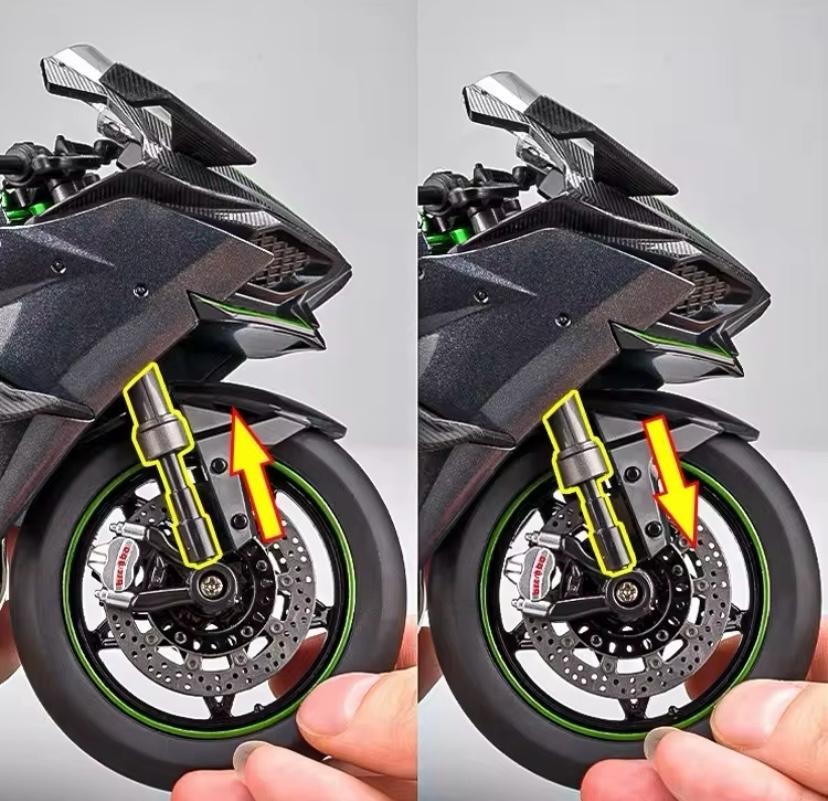 Kawasaki H2R Premium Version 1/9 Dev Ölçek